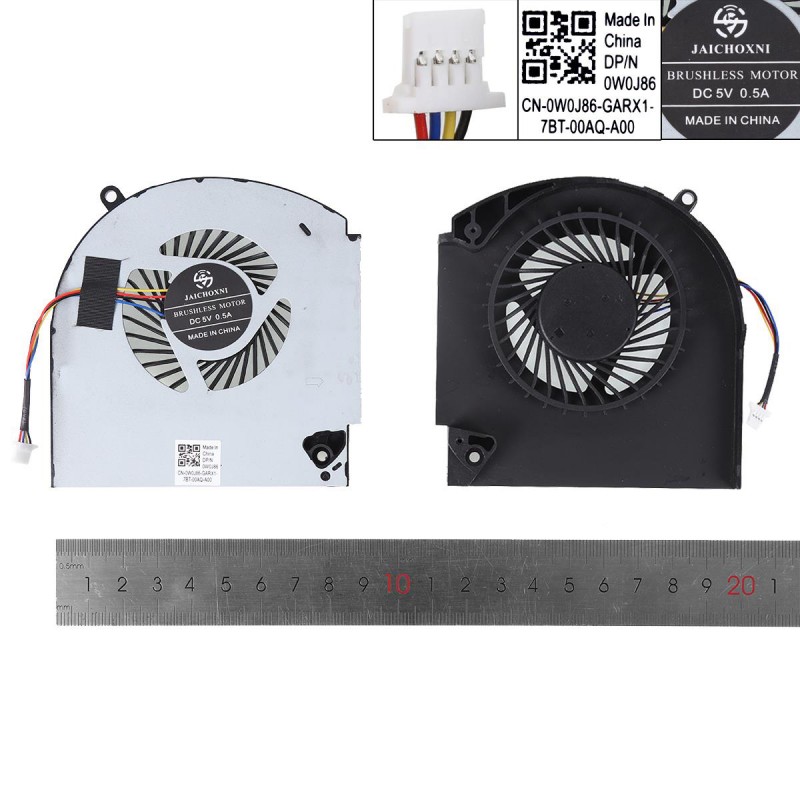 Вентилатор за лаптоп Dell Alienware 17 R4 R5 P31E CPU - AdminBG