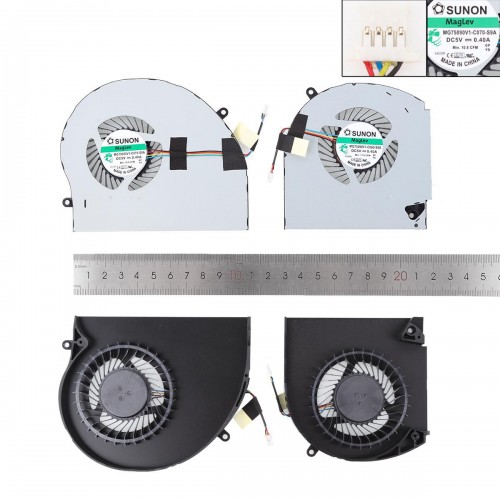 Ανεμιστηράκια για Dell Alienware 17 R4 R5 P31E (CPU + GPU) (Αριστερά + Δεξί)