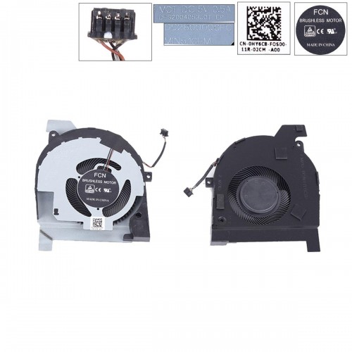 Ανεμιστηράκια για Dell Latitude 5501 5511 Precision 3541 3551 - CPU