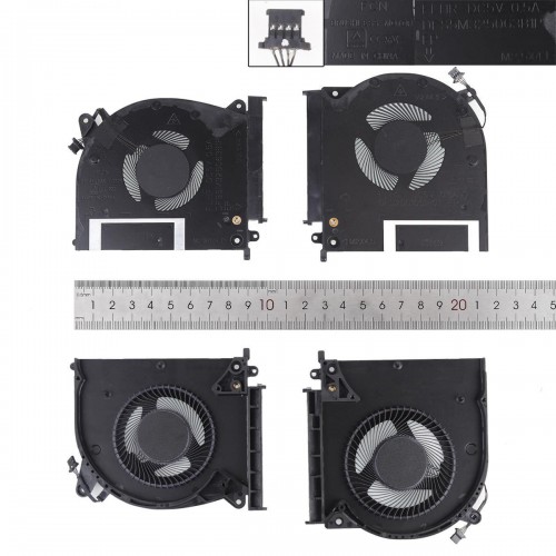 Ανεμιστηράκια για Dell Alienware M15 R2 5V 2019 (Αριστερά + Δεξί)