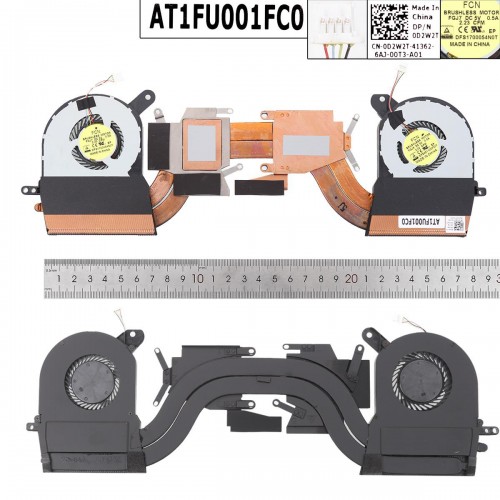 Ανεμιστηράκια για Dell Alienware M13X R1 + HeatSink (CPU + GPU)