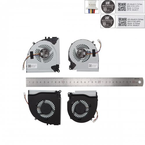 Ανεμιστηράκια για Dell 7000 15-7559 7557 5577 5576 (CPU + GPU)