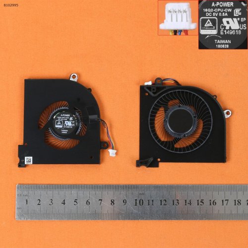Ανεμιστηράκια για MSI GS65 GS65VR MS-16Q2 - Γνήσιος (CPU Ανεμιστήρας)