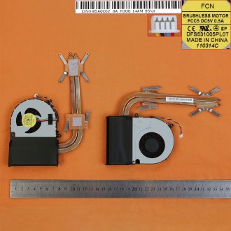 Ανεμιστηράκια για Lenovo G700 G700AT G710 G710A + HeatSink (για τα μοντέλα μεβίντεο συσσωματωμένος)