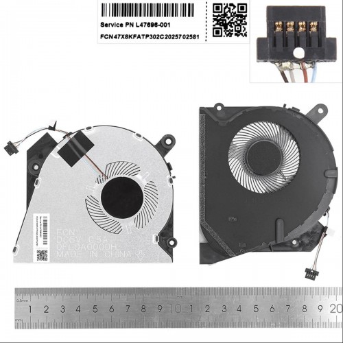 Ανεμιστηράκια για HP ProBook 450 G6 450 G7 HSN-Q16C (για τα μοντέλα μεβίντεο συσσωματωμένος)