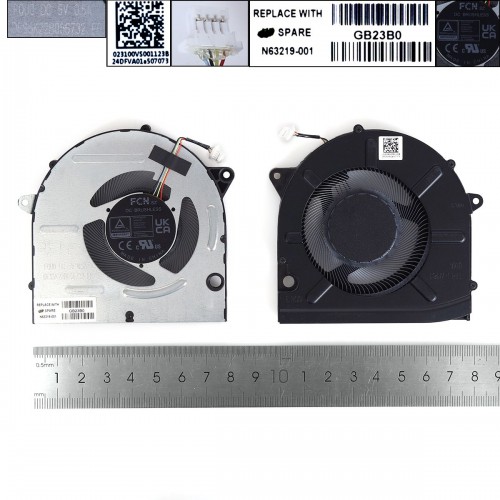 Cooler Laptop HP Pavilion Plus 16-AB 16t-AB TPN-W161 CPU 5V