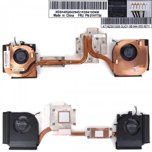 Ανεμιστηράκια για Lenovo ThinkPad P52 P53 + HeatSink