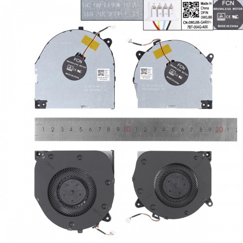 Ανεμιστηράκια για Lenovo Legion Y540-15IRH Y7000 2019 Y540-17IRH GTX 1660Ti - Αντικατάσταση (CPU + GPU) (Αριστερά + Δεξί)