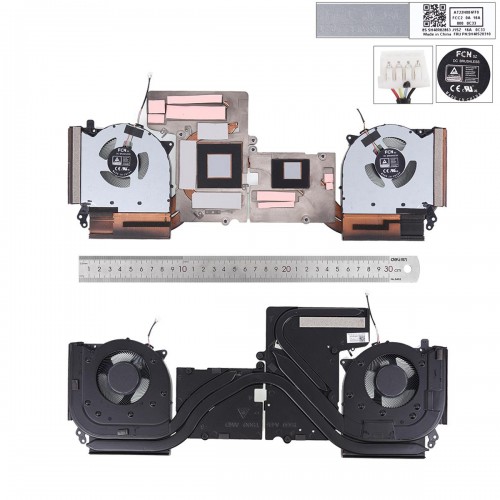 Ανεμιστηράκια για Lenovo Legion 5-15ACH6H + Thermal HeatSink (CPU + GPU)