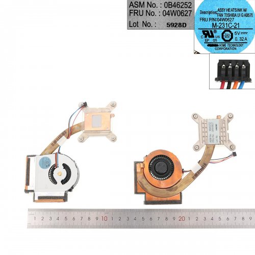 Ανεμιστηράκια για Lenovo ThinkPad T420 T420i + HeatSink (CPU Ανεμιστήρας + HeatSink)