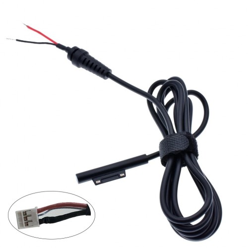 Καλώδια DC για φορτιστές Microsoft Surface Pro 3/4 (1.5mm) + Connector