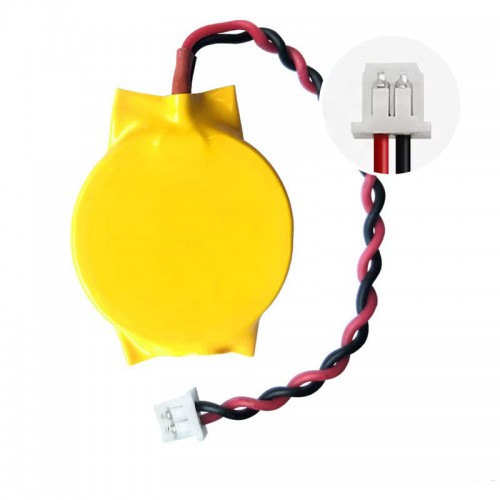 CMOS (BIOS) батерия CR2032 за лаптоп с кабел -  2 пина