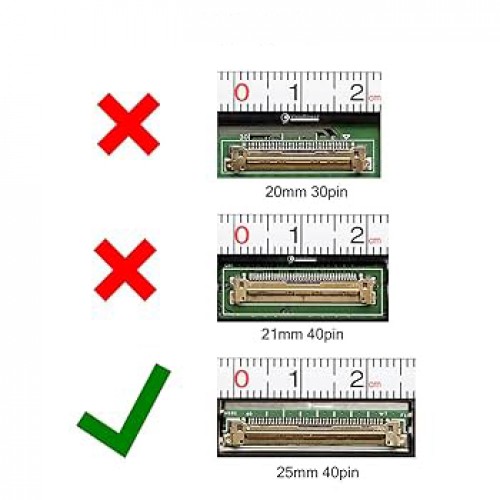 Οθόνες Laptop 14.0" TL140BDXP02-00 (eDP 40pin 25mm No Brackets) (Narrow) (2560x1440) (165Hz) - Matte, Μεταχειρισμένος
