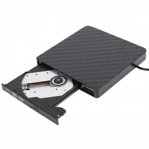 DVD Writer USB 3.0 CD Drive Slim External Ulta Thin Portable System (Black) - 12.7mm