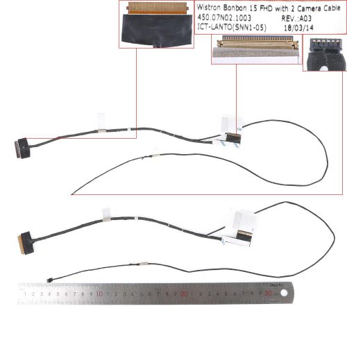 Καλωδιοταινίες για HP M6-AR 15-AR M6-AQ 15-AQ -Για μοντέλα με οθόνη αφής - 450.07N02.1003