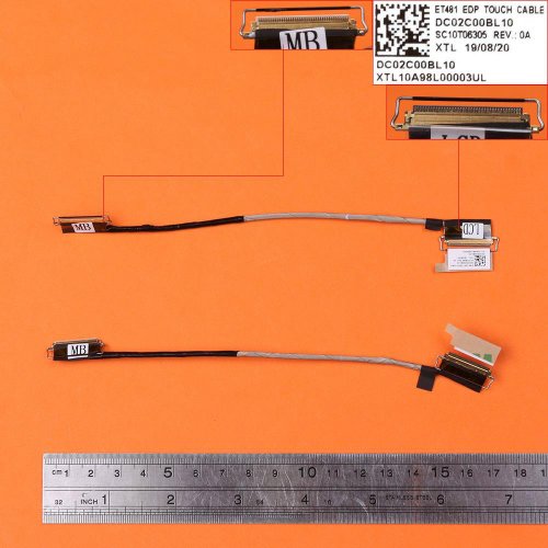 Καλωδιοταινίες για Lenovo Thinkpad T480S - Για μοντέλα με οθόνη αφής - 01YN994 / DC02C00BL10