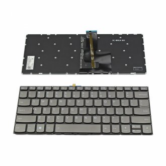 Tastatura Lenovo IdeaPad 330S-14IKB Yoga 520-14IKB 720-15IKB, Gri, Fara Rama, Cu iluminare, US