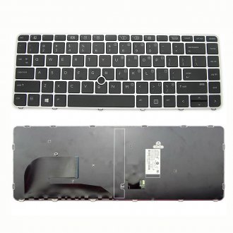 Πληκτρολόγιο HP EliteBook 840 G3, Γκρί, με Pointing Stick, US/UK