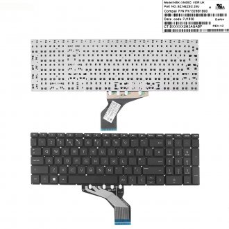 Tastatura HP Pavilion 15-DA 250 255 G7 Gen 7, Neagra, Fara Rama, US (+BG Print)