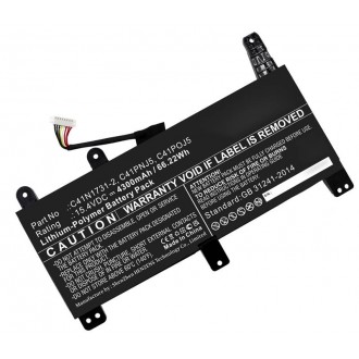 Μπαταρία για ASUS ROG Strix G G531GU G731GU G531G G531GW C41N1731-2 - Συμβατή