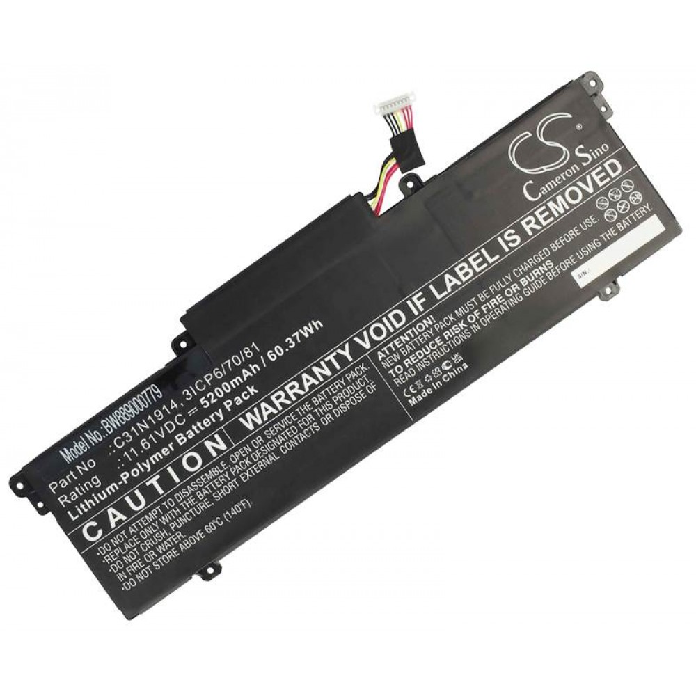 K KYUER 63Wh C31N1914 Laptop Akku für Asus ZenBook 14 UX425UG UX425QA UM425UG UM425QA UX435EA UX435EG Ultralight UX435EAL UX435EGL ExpertBook B7 Flip B7402F B7402FEA B7402FEA-L90186R B7402FEA-L90074R