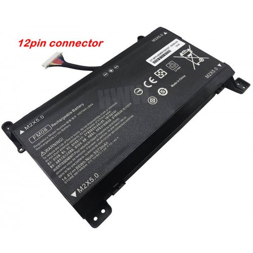 Μπαταρία για HP Omen 17-AN*** FM08 12pin cable - Συμβατή