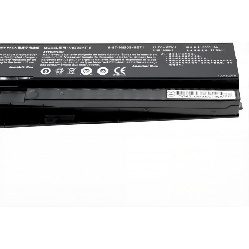 Батерия за лаптоп Clevo N850EK1 N850EL N850EZ N850HJ N850BAT-6 - Заместител, Версия 1