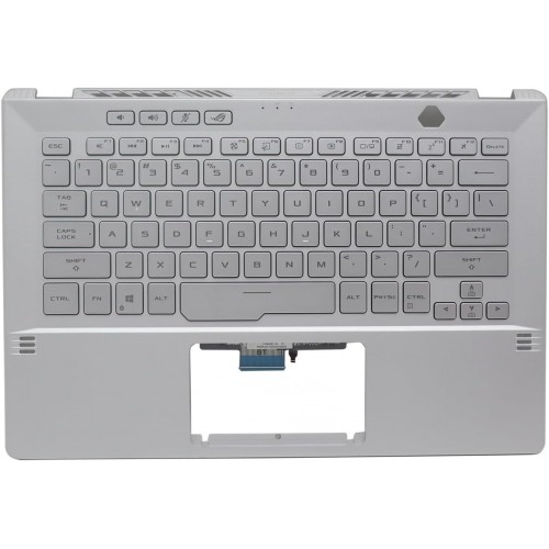 Горен корпус с Клавиатура Asus ROG Zephyrus GA401 GA401I GA401U Сребрист, Без Тъчпад