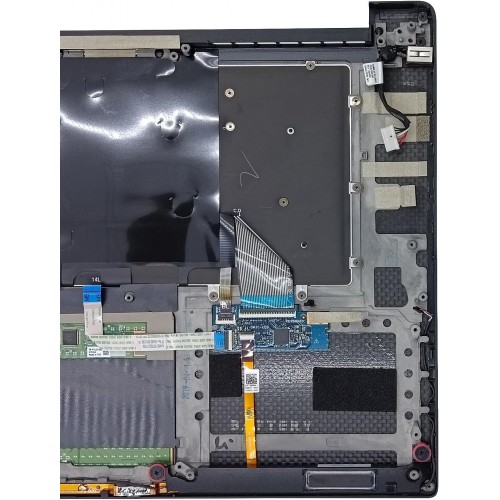 Upper Cover Palmrest με πληκτρολόγιο και Touchpad Dell XPS 15 9570 7590 - Μαύρος