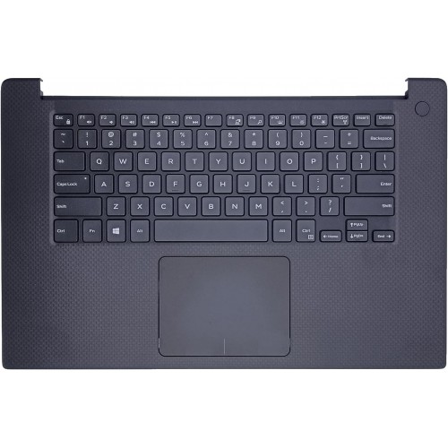 Upper Cover Palmrest με πληκτρολόγιο και Touchpad Dell XPS 15 9570 7590 - Μαύρος