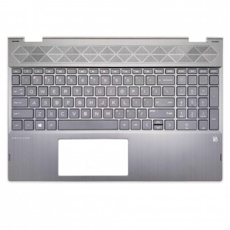 Carcasa superioara cu tastatura HP Pavilion X360 15-CR 15T-CR TPN-W132 - Argint