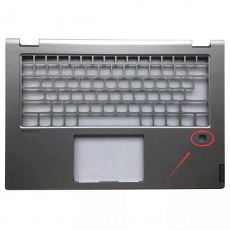 Palmrest Lenovo IdeaPad C340-14 C340-14IWL API C340-14IML FLEX-14IWL + Fingerprint Ασήμι