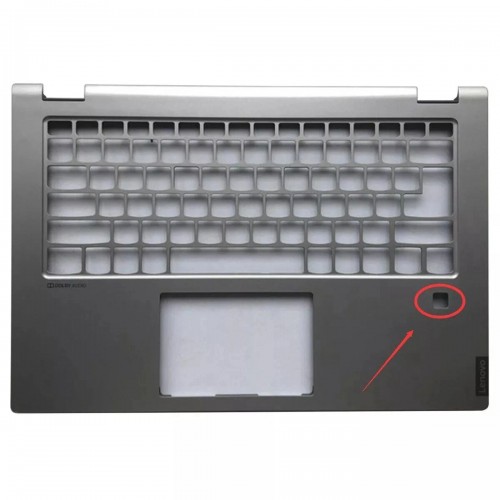 Palmrest Lenovo IdeaPad C340-14 C340-14IWL API C340-14IML FLEX-14IWL + Fingerprint Ασήμι