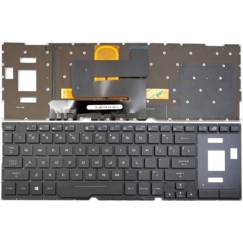 Πληκτρολόγιο Asus GX501, Μαύρο με RGB Backlit, US