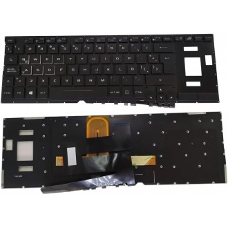Πληκτρολόγιο Asus GX501, Μαύρο με RGB Backlit, UK/SP
