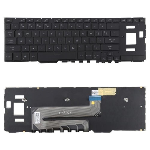 Πληκτρολόγιο ASUS ROG 5 Zephyrus Duo 15 GX550 GX550L GX551, Μαύρος, US, RGB Backlit