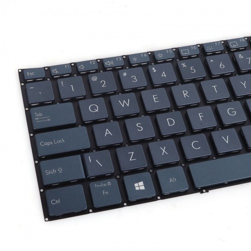 Πληκτρολόγιο Asus ZenBook Pro Duo 15 UX581 UX581G, άσπροastru με Backlit, US