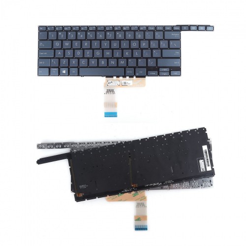 Πληκτρολόγιο Asus ZenBook Pro Duo 15 UX581 UX581G, άσπροastru με Backlit, US