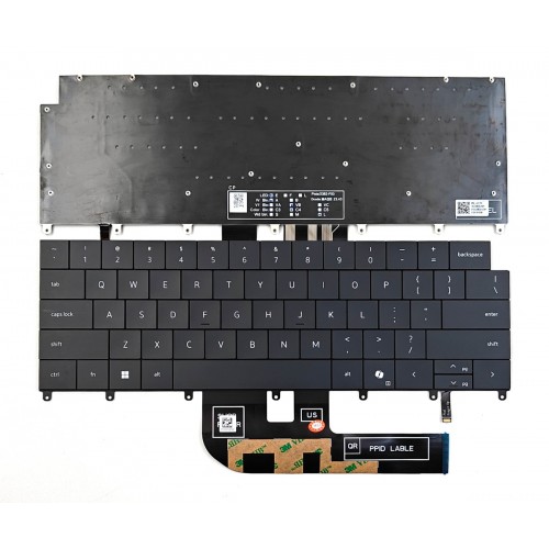 Πληκτρολόγιο Dell XPS 14 9440 16 9640, Μαύρος με Backlit, AI Key
