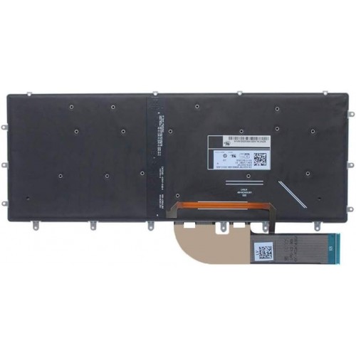 Πληκτρολόγιο Dell XPS 7590 Precision 5540, Μαύρο, Χωρίς πλαίσιο, UK
