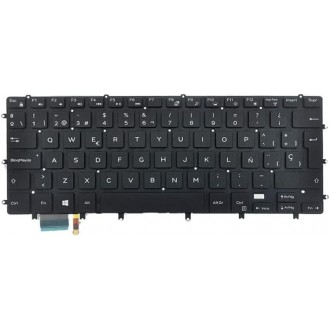 Πληκτρολόγιο Dell XPS 7590 Precision 5540, Μαύρο, Χωρίς πλαίσιο, UK