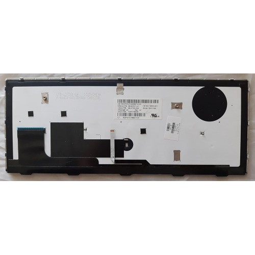 Tastatura HP EliteBook 810 G1 810 G2 810 G3, Neagra, Cu Rama Arginitie, Cu iluminare, US/UK