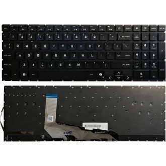 Tastatura HP OMEN 16-AM TPN-Q304 AI Key - Negru, Fara Rama, US Backlit