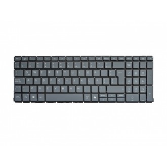 Клавиатура за лаптоп HP ProBook 460 G11 465 G11 - Сива Без Рамка (Голям Ентър) с Подсветка, с AI бутон