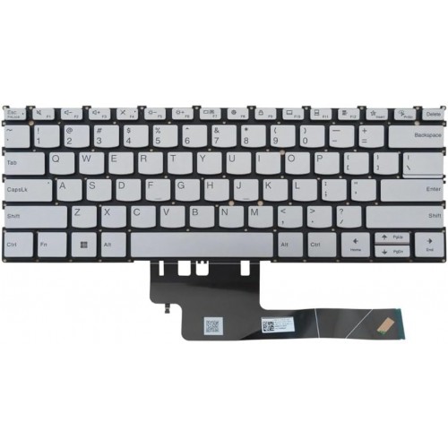 Tastatura Lenovo ThinkBook 13x G2 IAP, Fara Rama, Argint, Cu iluminare, US/UK