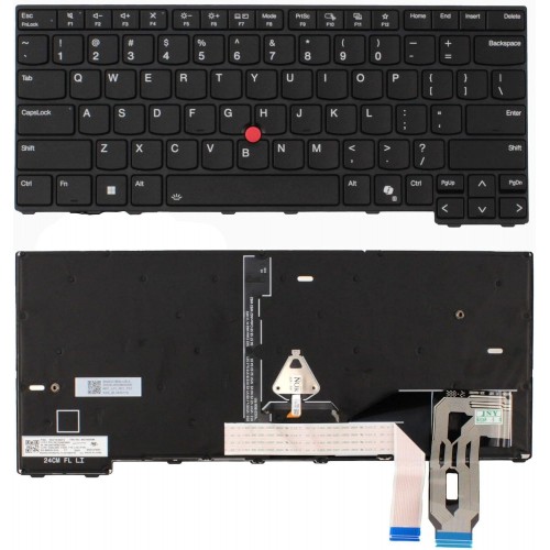 Tastatura Lenovo Thinkpad T14 Gen 3 Gen 4, Neagra, Cu iluminare, US/UK
