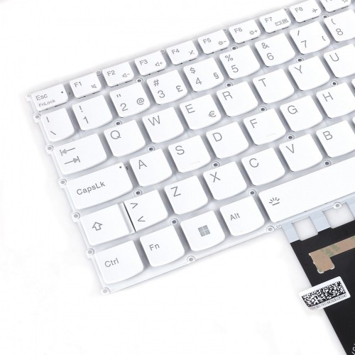 Tastatura Lenovo Y7000, Alb, Fara Rama, iluminare, US/UK