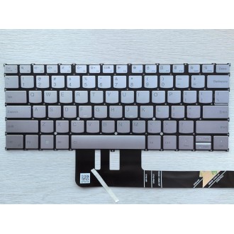 Tastatura Lenovo Yoga Pro 7 14APH8 Yoga Pro 9 14IRP8, Fara Rama, Argint, Cu iluminare, US/UK