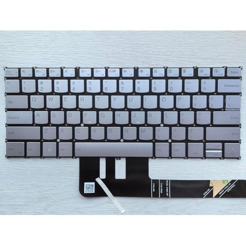 Tastatura Lenovo Yoga Pro 7 14APH8 Yoga Pro 9 14IRP8, Fara Rama, Argint, Cu iluminare, US/UK