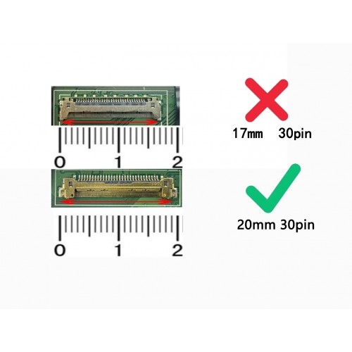 Display laptop 16.0" N160JCA-EEL (eDP Up Board No Brackets) (1920x1200) (IPS) (Narrow)  - Mat